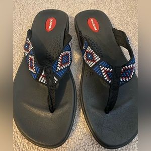 Okabashi flip flops. Size 7. Like new condition.